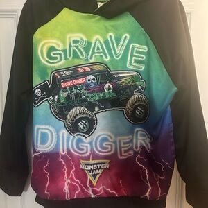Monster Jam Grave Digger Kids Hoodie - size 4t